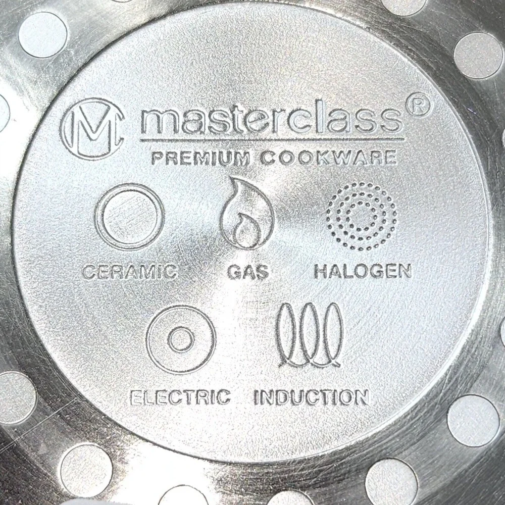 Masterclass Cookware Nonstick Ceramic Coating Saucepan With Lid 1.2QT 6.5